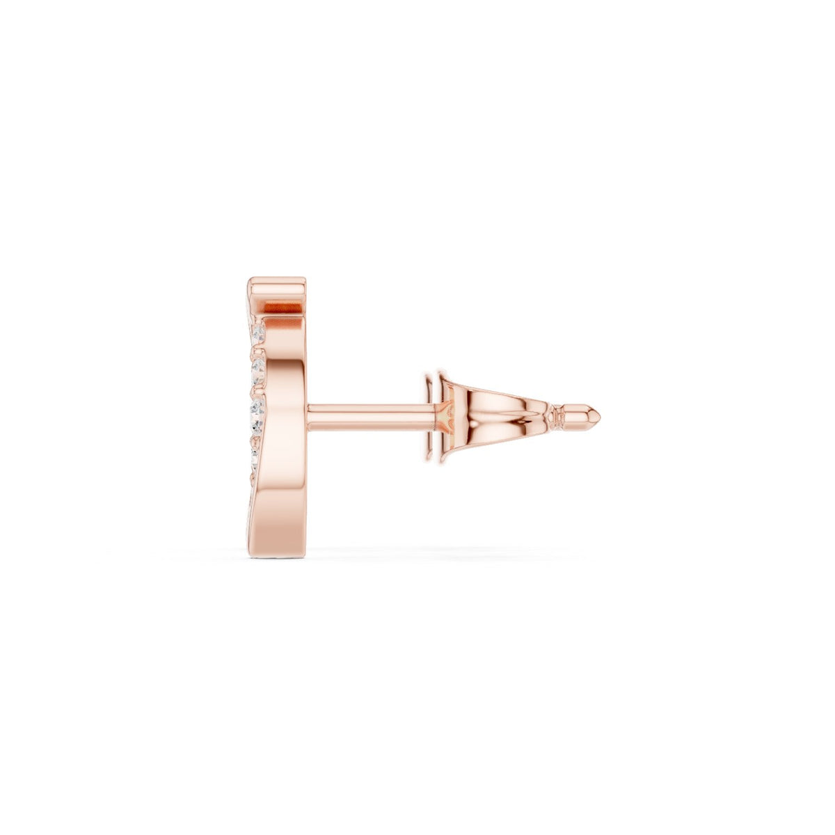أقراط ألماس باڤيه على شكل ماركيز in Rose Gold - VYKA Diamonds