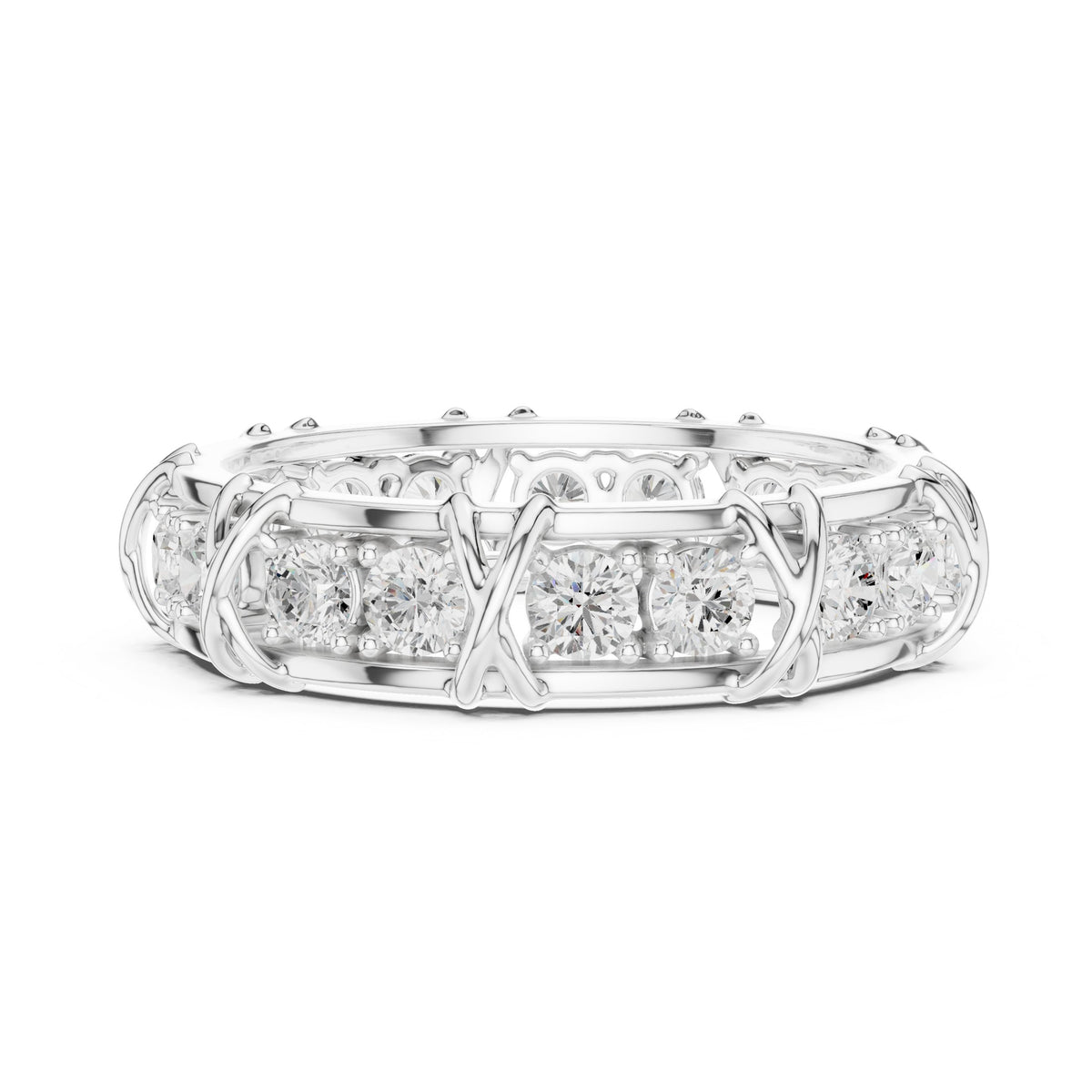 Station Diamond Eternity Band