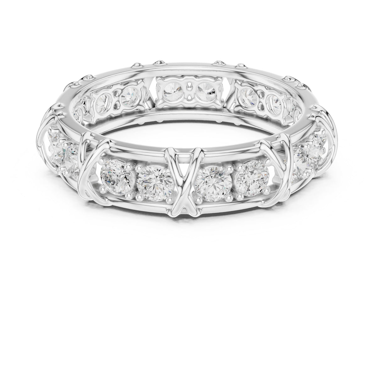 Station Diamond Eternity Band