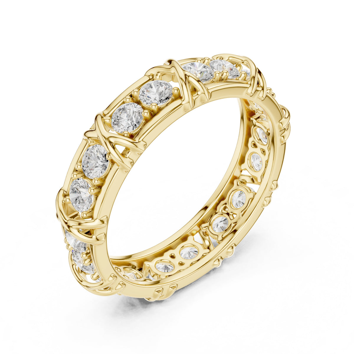 Station Diamond Eternity Band
