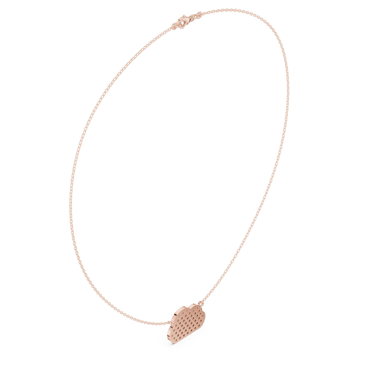 Pave Cloud Diamond Necklace