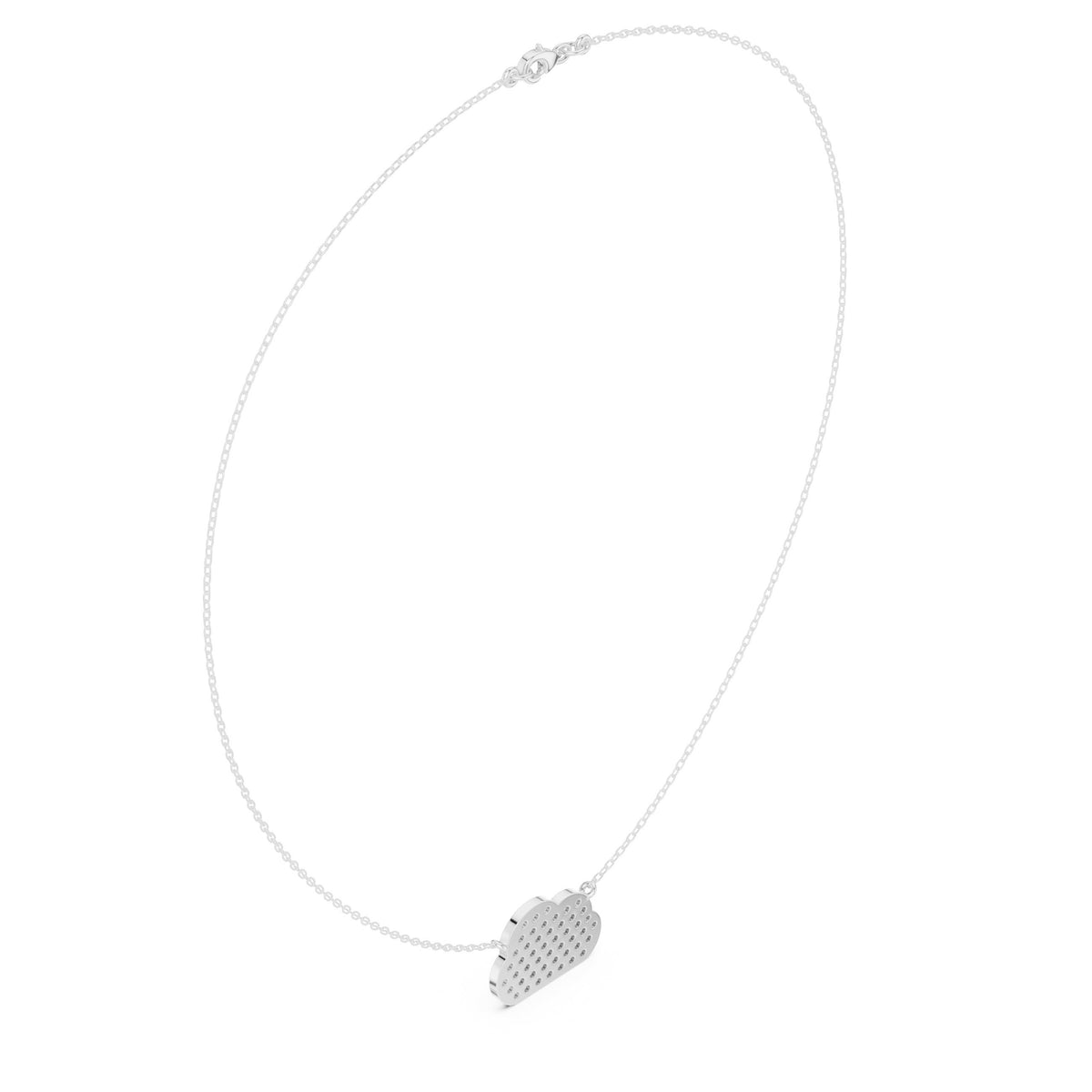 Pave Cloud Diamond Necklace
