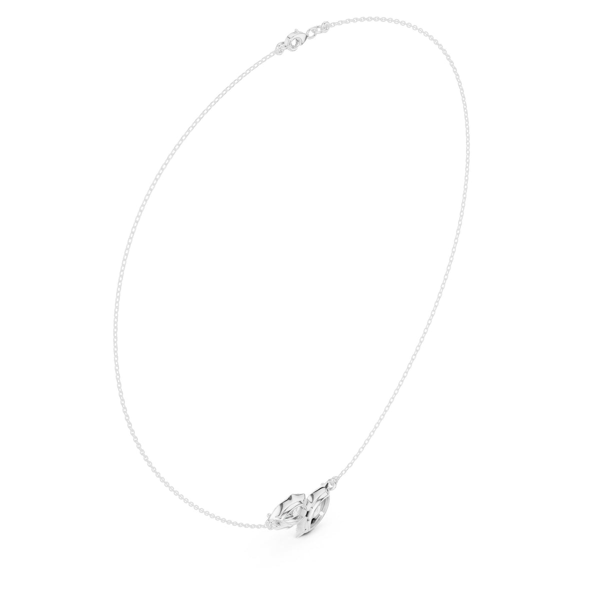 Double Pear Toi-et-Moi Diamond Necklace