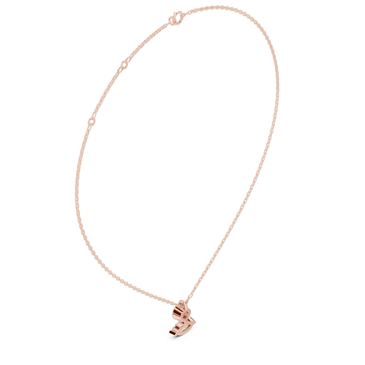 Round and Marquise Toi-et-Moi Diamond Necklace