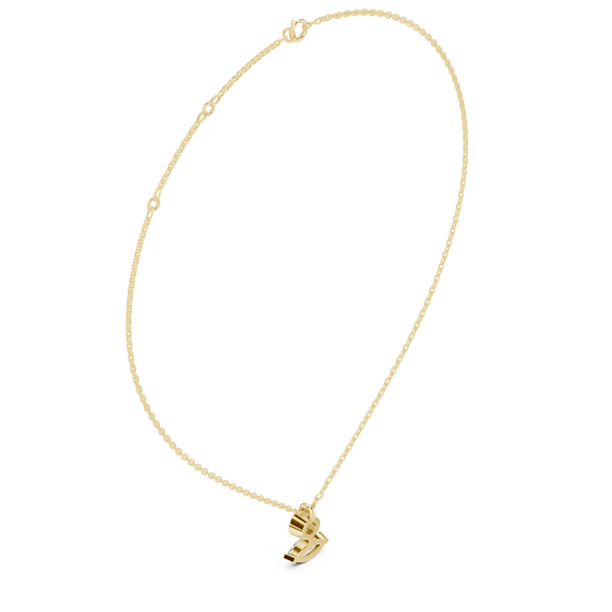 Round and Marquise Toi-et-Moi Diamond Necklace