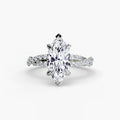 The Twisted Pavé Solitaire - VYKA Diamonds