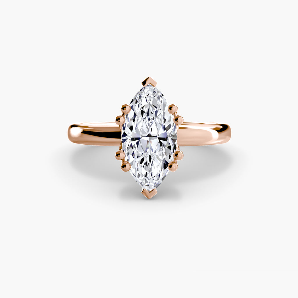 Solitaire ring 5 - diamond engagement ring - VYKA Diamonds