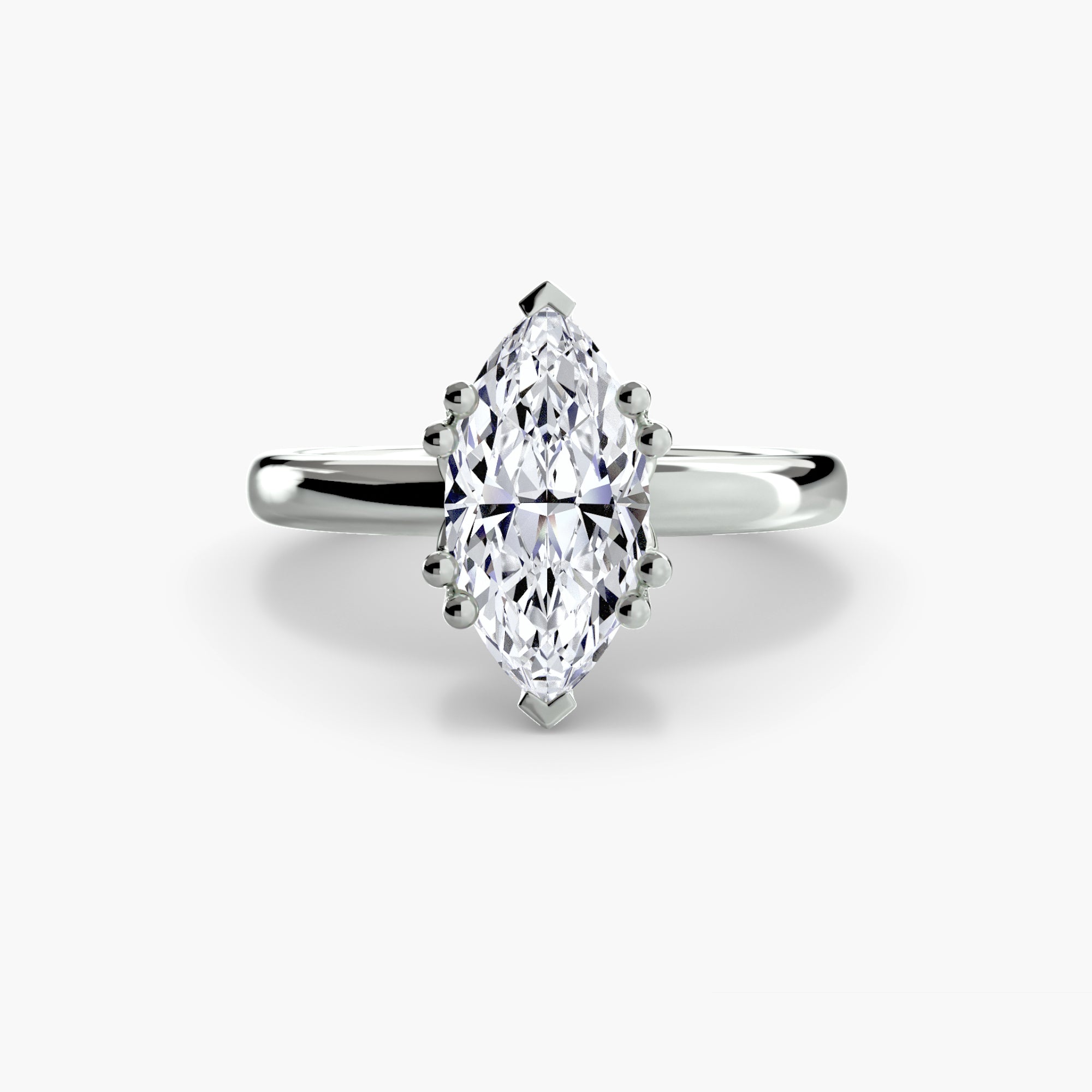 Solitaire ring 5 - diamond engagement ring - VYKA Diamonds