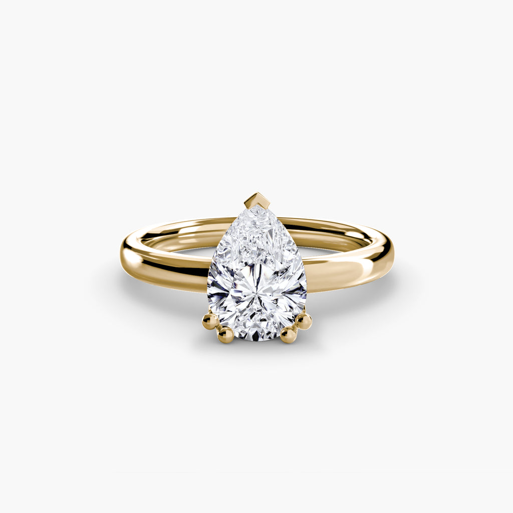 Solitaire ring 5 - diamond engagement ring - VYKA Diamonds