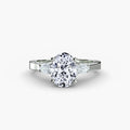 Three Stone with Pavé Shoulders - VYKA Diamonds