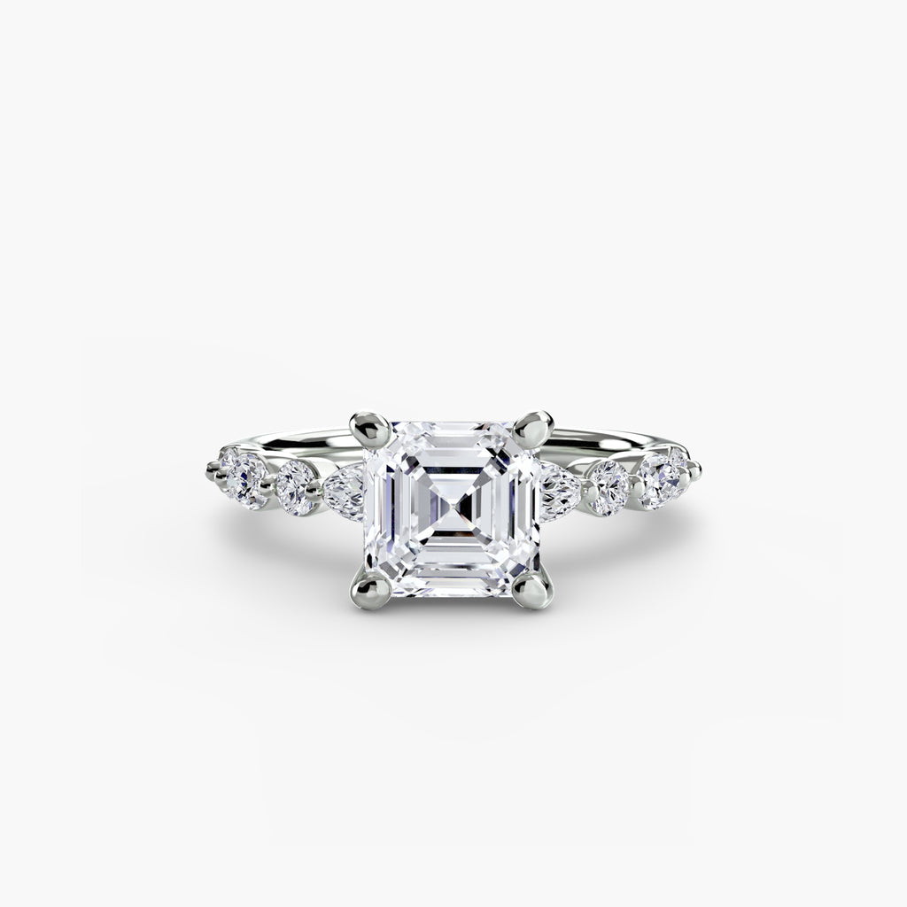 Solitaire with Eternity Pavé 2 - VYKA Diamonds