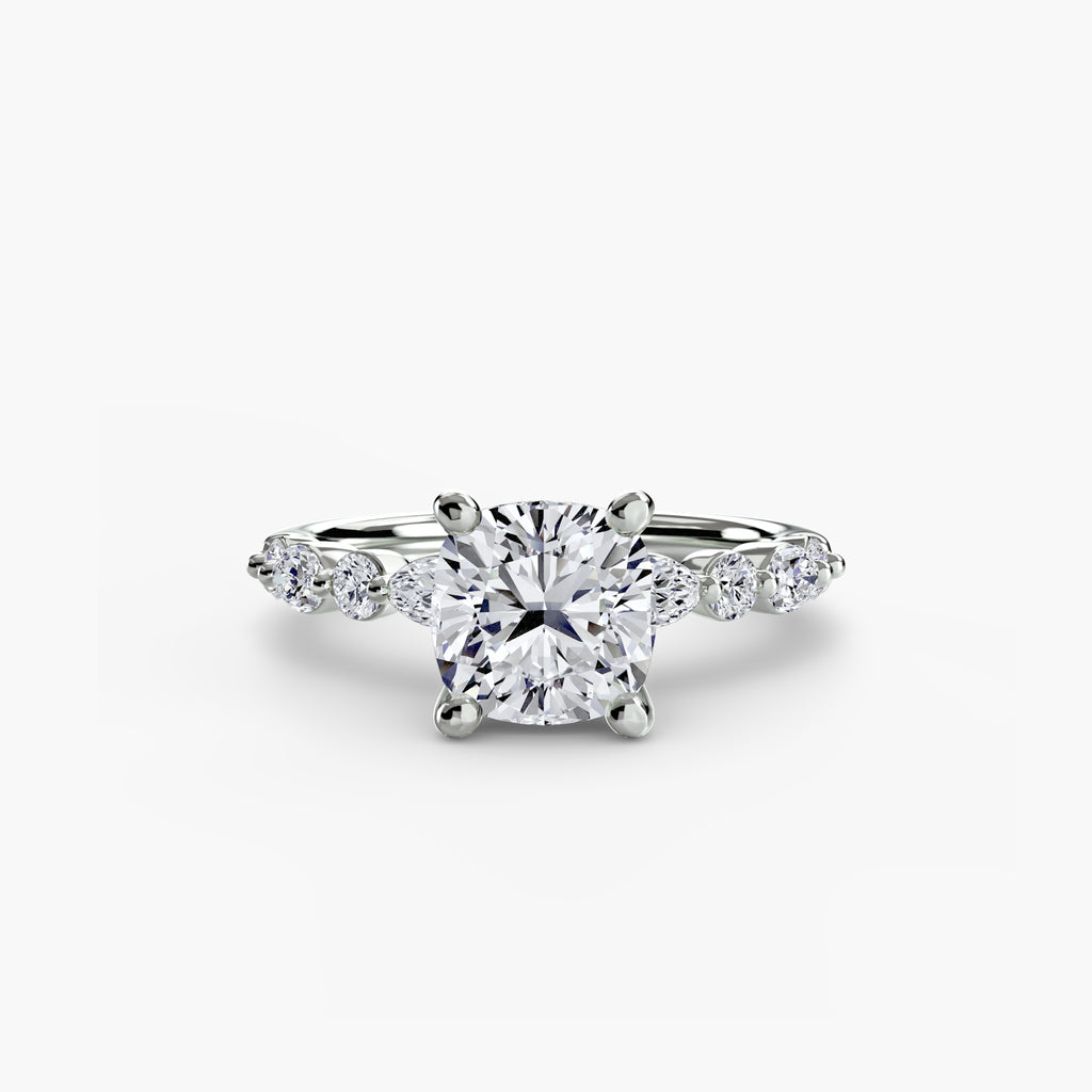 Solitaire with Eternity Pavé 2 - VYKA Diamonds