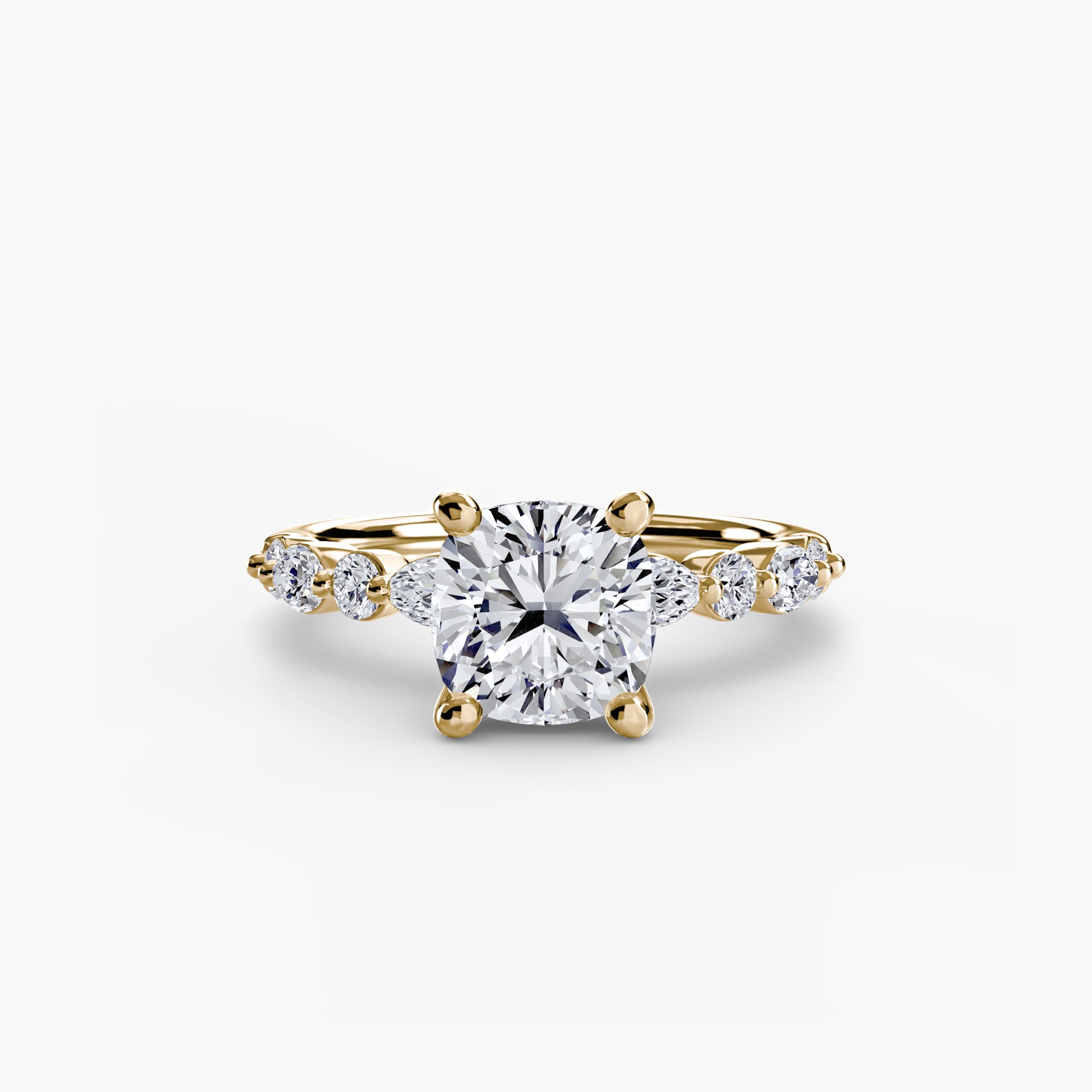 Solitaire with Eternity Pavé 2 - VYKA Diamonds