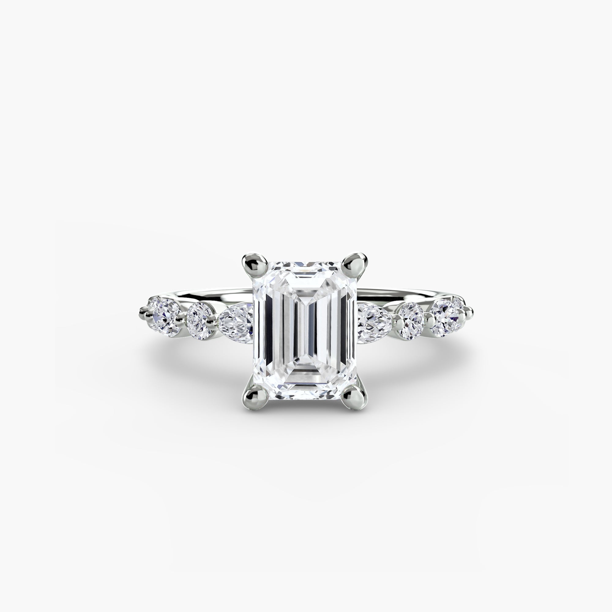 Solitaire with Eternity Pavé 2 - VYKA Diamonds
