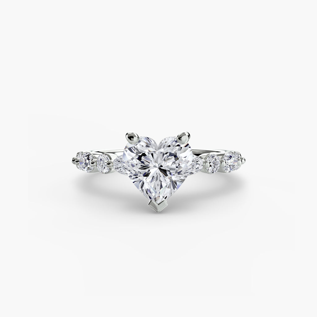 Solitaire with Eternity Pavé 2 - VYKA Diamonds