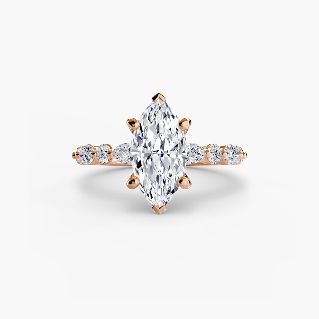 Solitaire with Eternity Pavé 2 - VYKA Diamonds