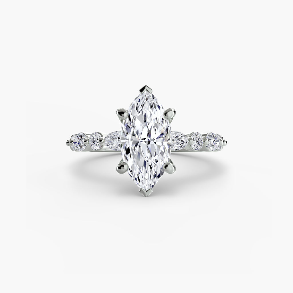 Solitaire with Eternity Pavé 2 - VYKA Diamonds