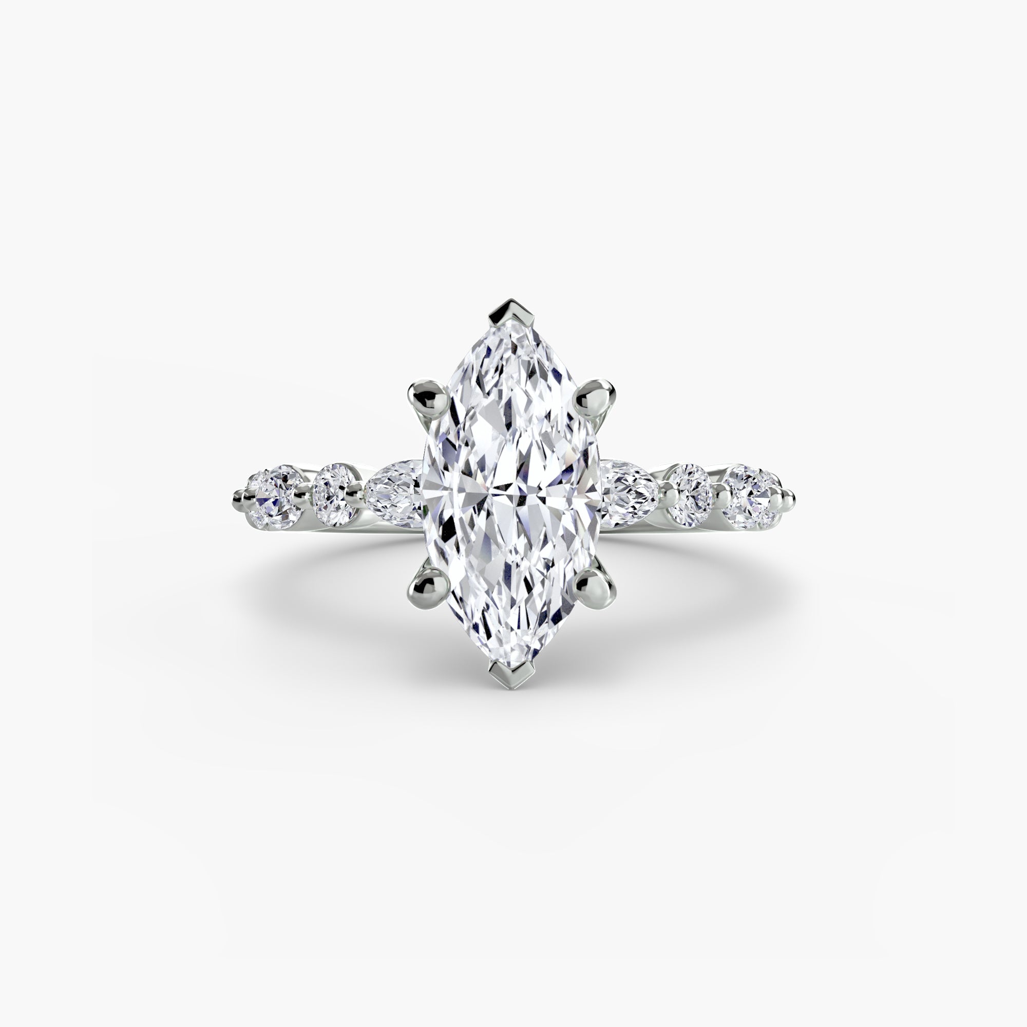 Solitaire with Eternity Pavé 2 - VYKA Diamonds