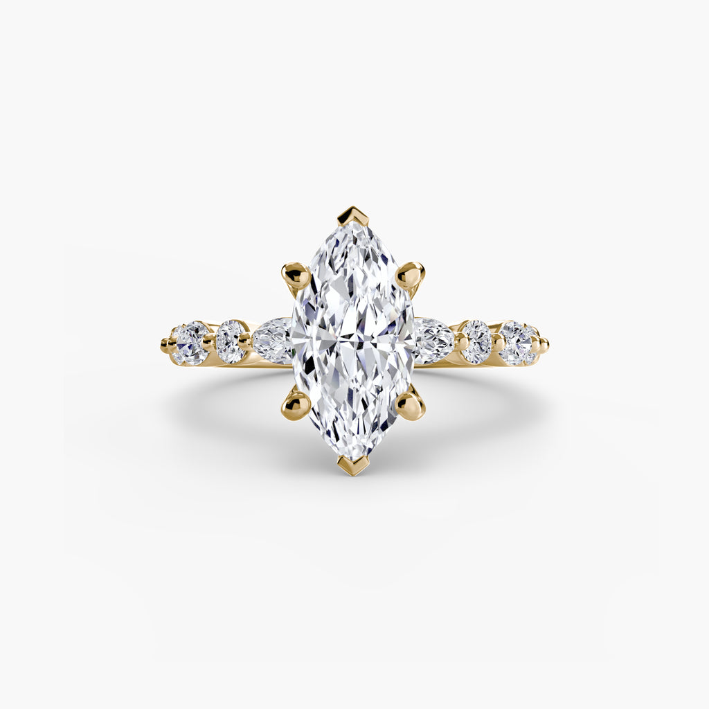 Solitaire with Eternity Pavé 2 - VYKA Diamonds