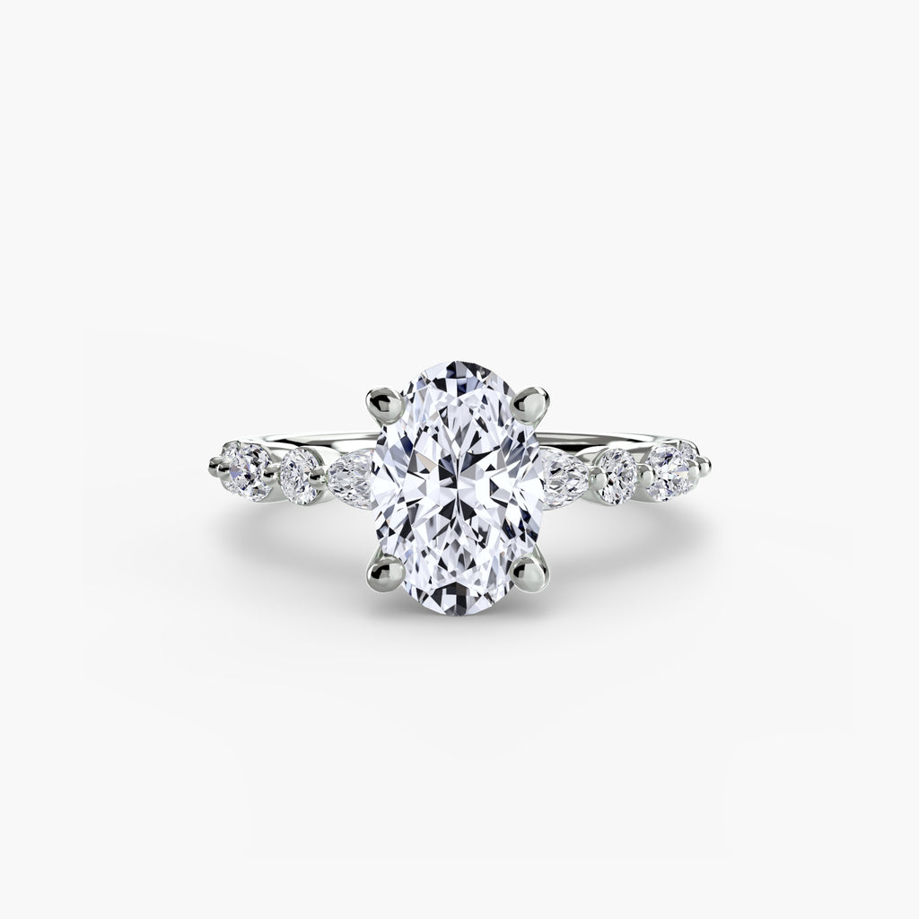 Solitaire with Eternity Pavé 2 - VYKA Diamonds