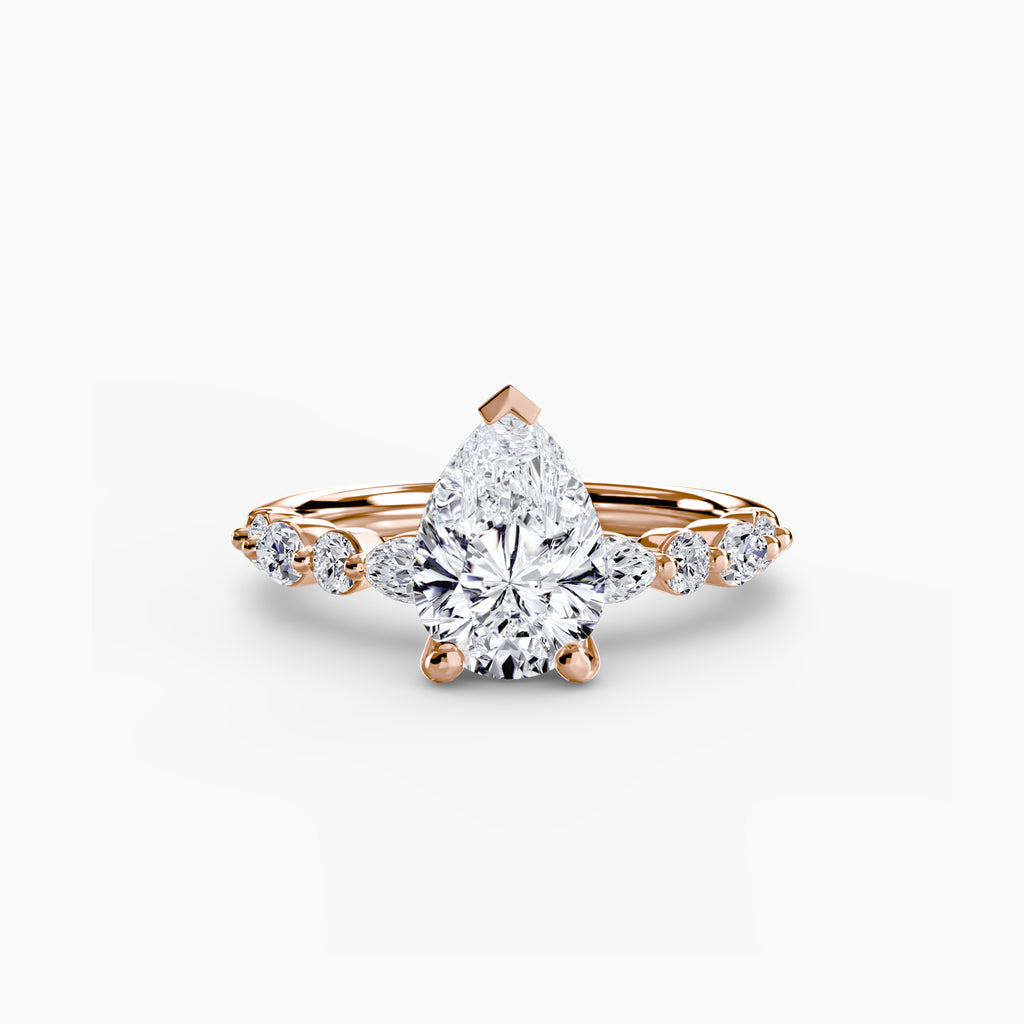 Solitaire with Eternity Pavé 2 - VYKA Diamonds