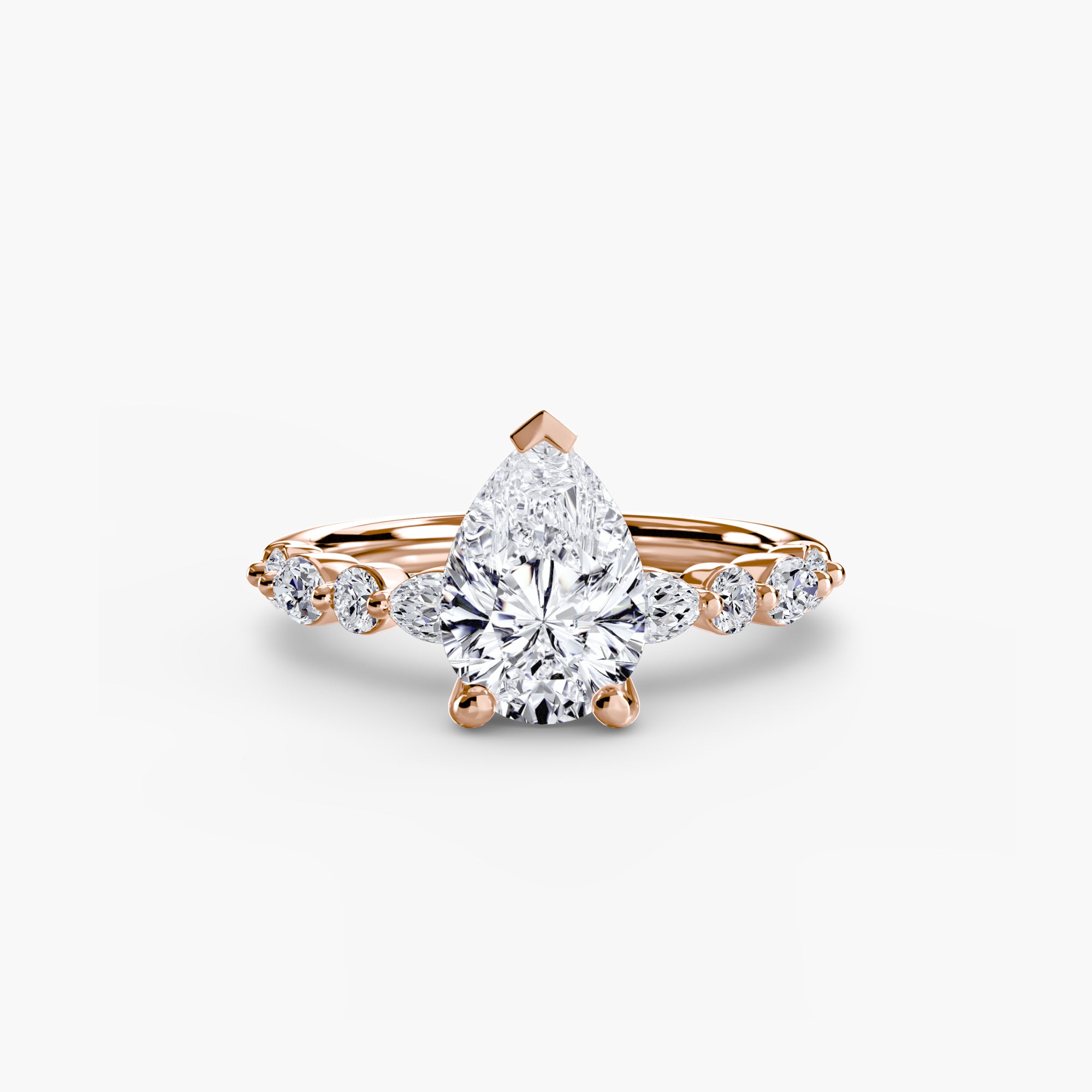 Solitaire with Eternity Pavé 2 - VYKA Diamonds