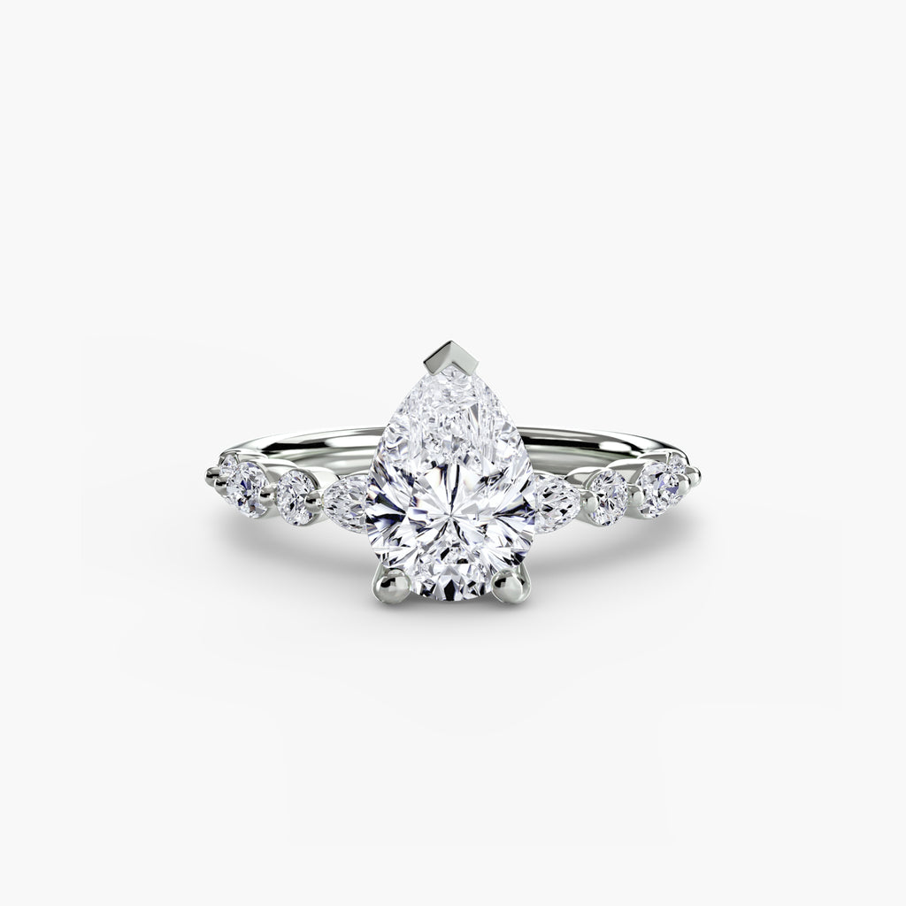 Solitaire with Eternity Pavé 2 - VYKA Diamonds