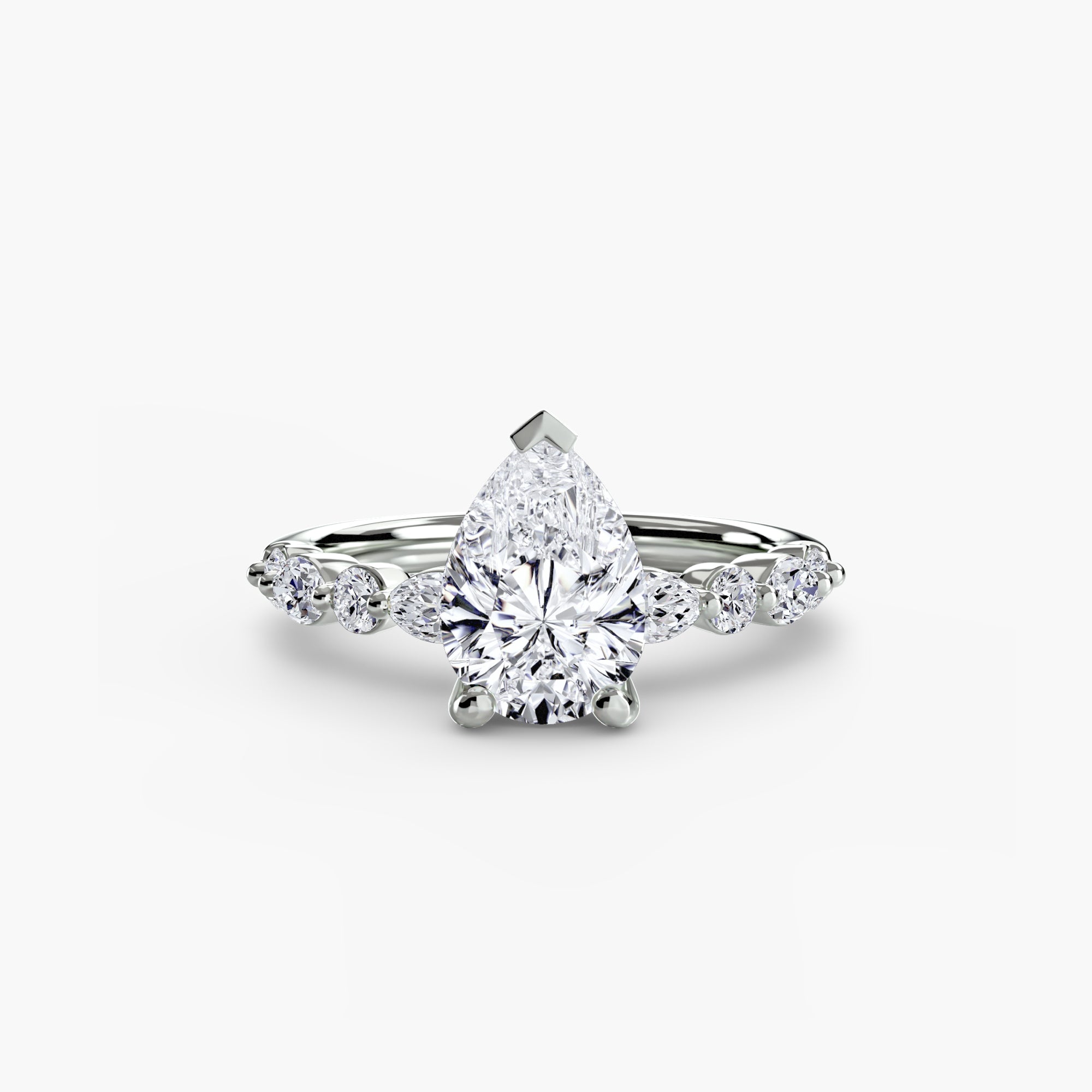 Solitaire with Eternity Pavé 2 - VYKA Diamonds