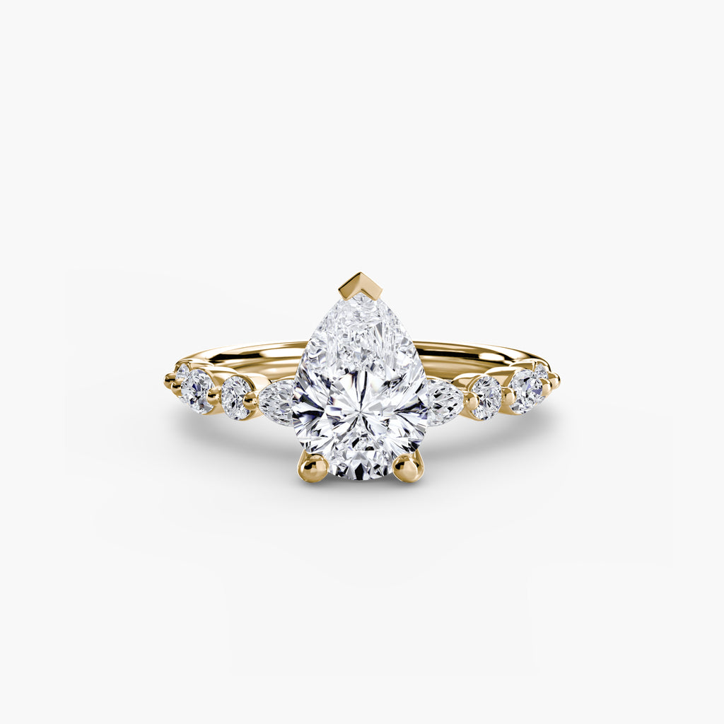 Solitaire with Eternity Pavé 2 - VYKA Diamonds