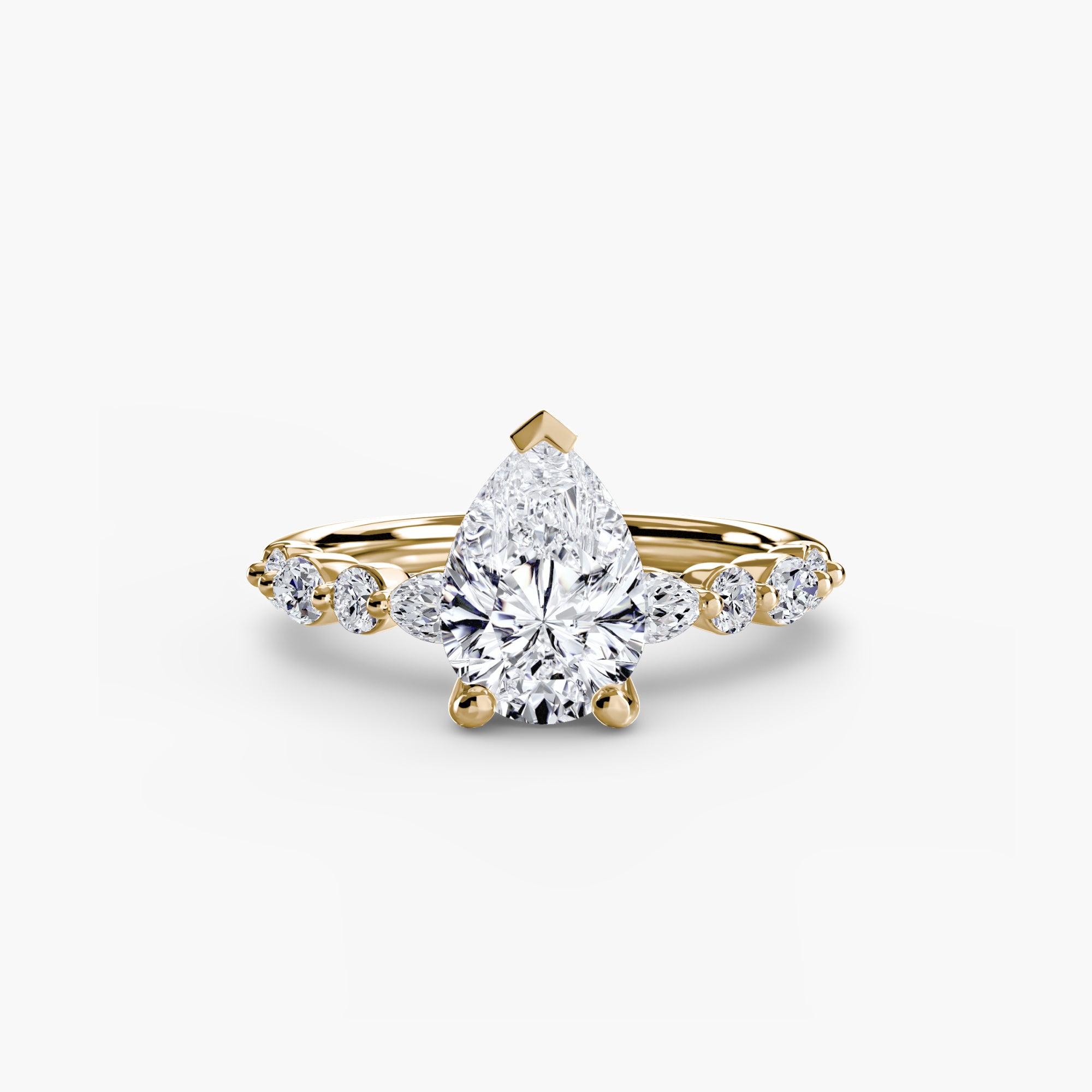 Solitaire with Eternity Pavé 2 - VYKA Diamonds