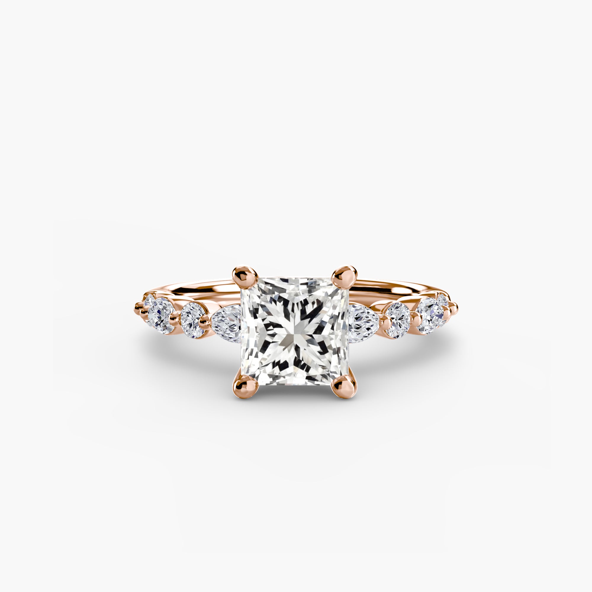 Solitaire with Eternity Pavé 2 - VYKA Diamonds
