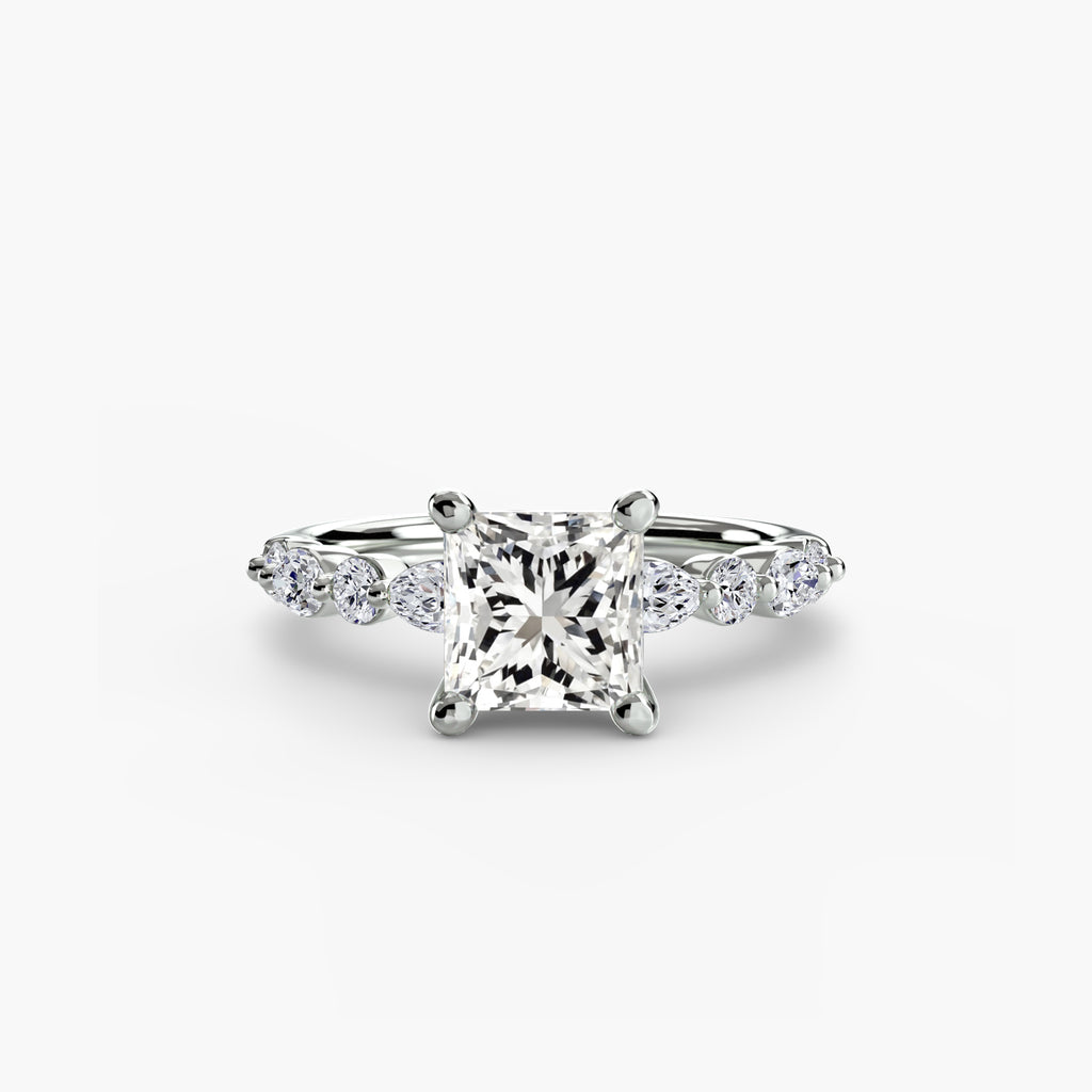 Solitaire with Eternity Pavé 2 - VYKA Diamonds