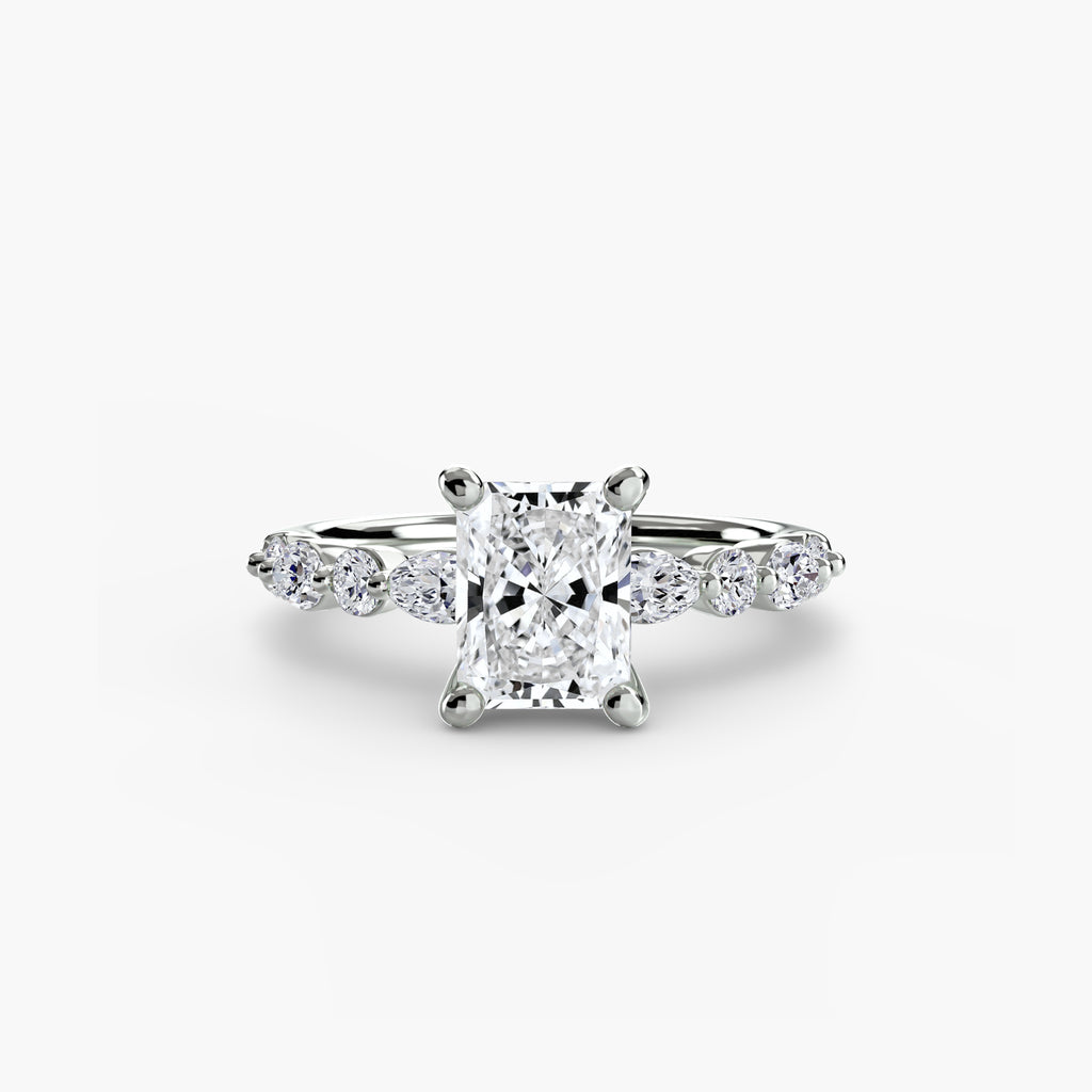 Solitaire with Eternity Pavé 2 - VYKA Diamonds