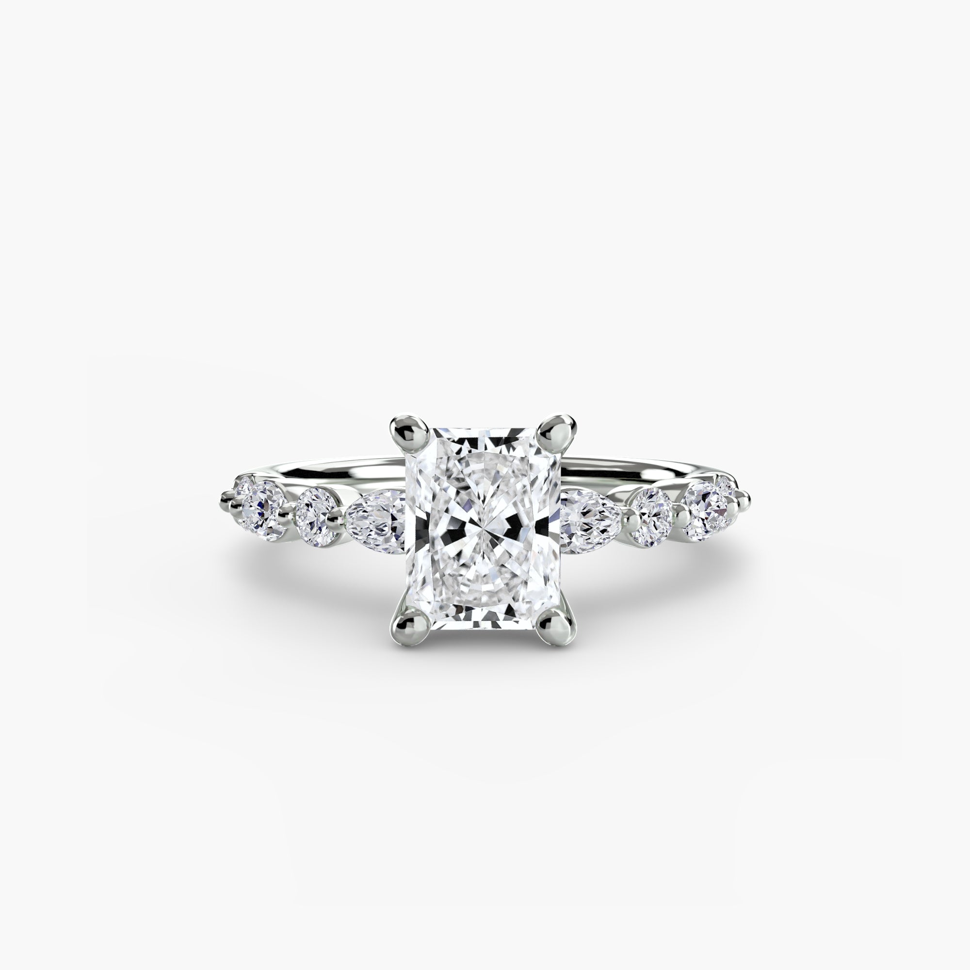 Solitaire with Eternity Pavé 2 - VYKA Diamonds