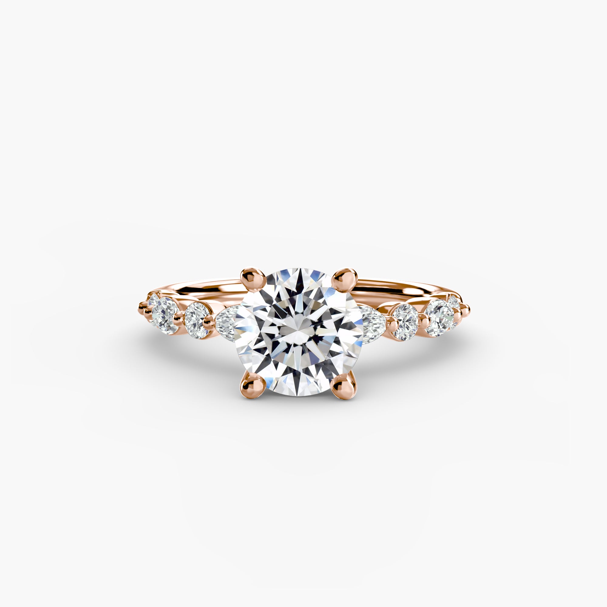 Solitaire with Eternity Pavé 2 - VYKA Diamonds