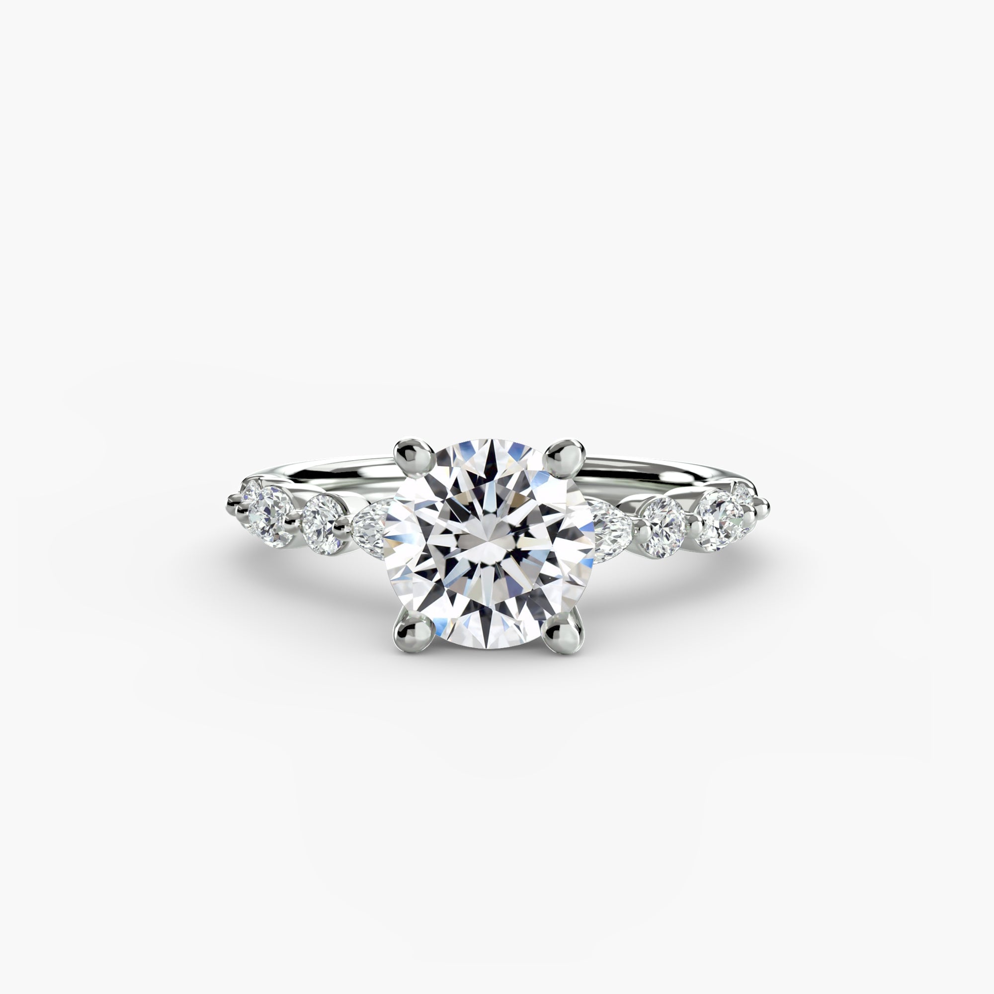 Solitaire with Eternity Pavé 2 - VYKA Diamonds