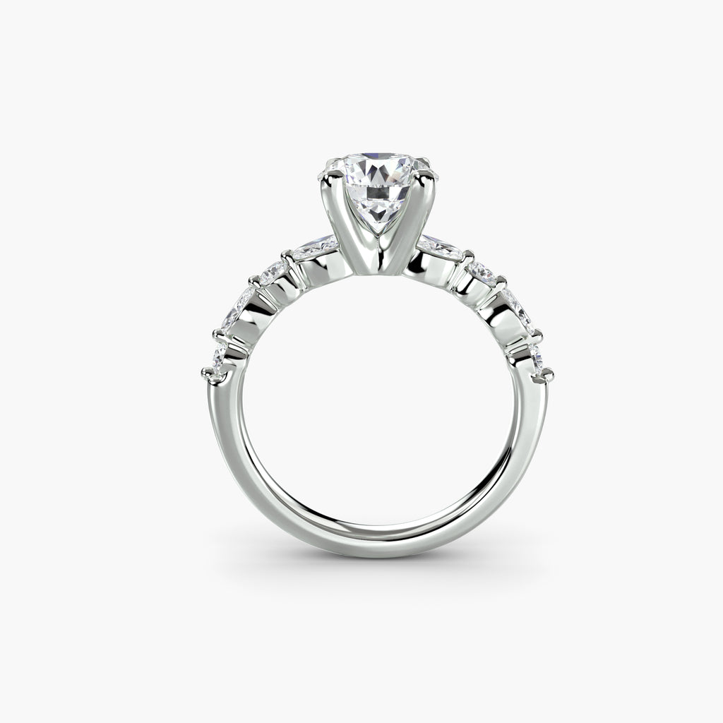 Solitaire with Eternity Pavé 2 - VYKA Diamonds