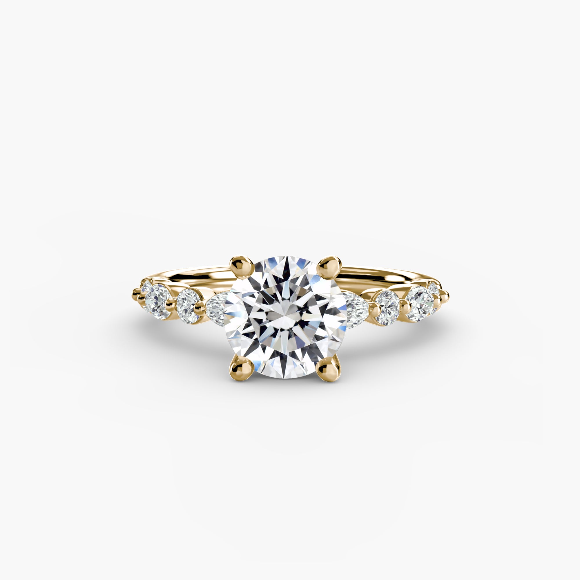 Solitaire with Eternity Pavé 2 - VYKA Diamonds