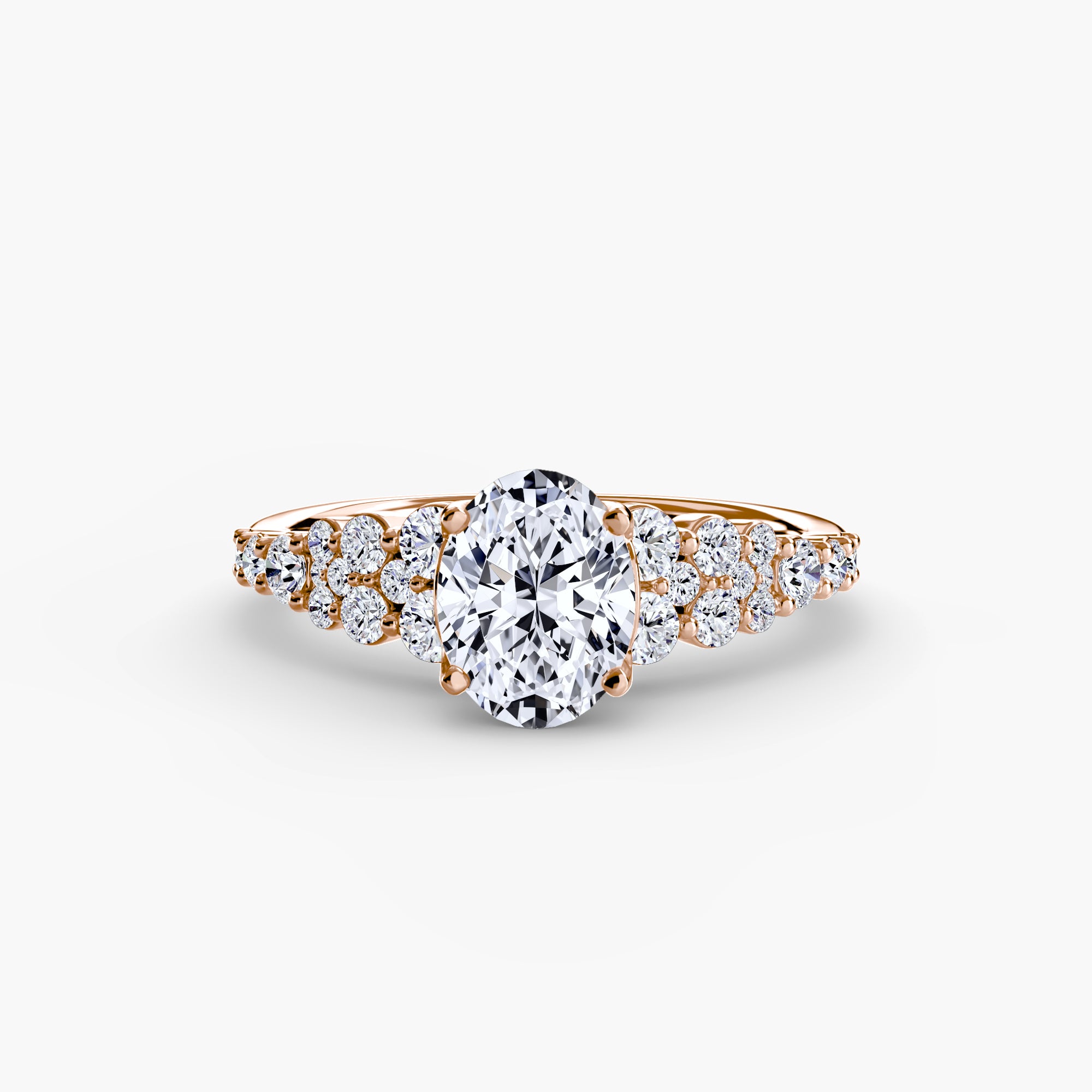 The Celestial Cluster Ring - diamond engagement ring - VYKA Diamonds