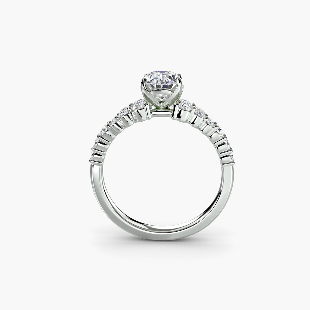 The Celestial Cluster Ring - diamond engagement ring - VYKA Diamonds