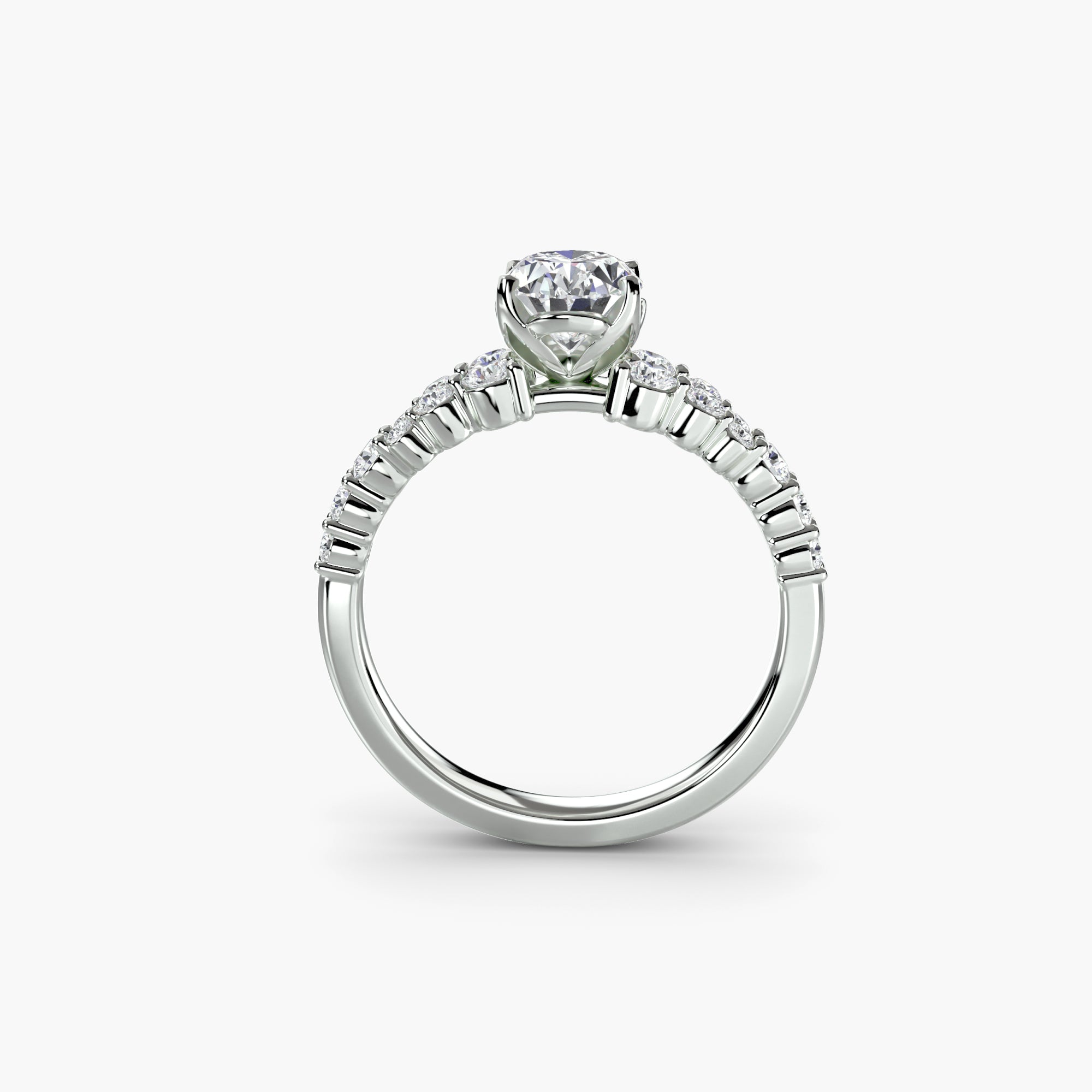 The Celestial Cluster Ring - diamond engagement ring - VYKA Diamonds