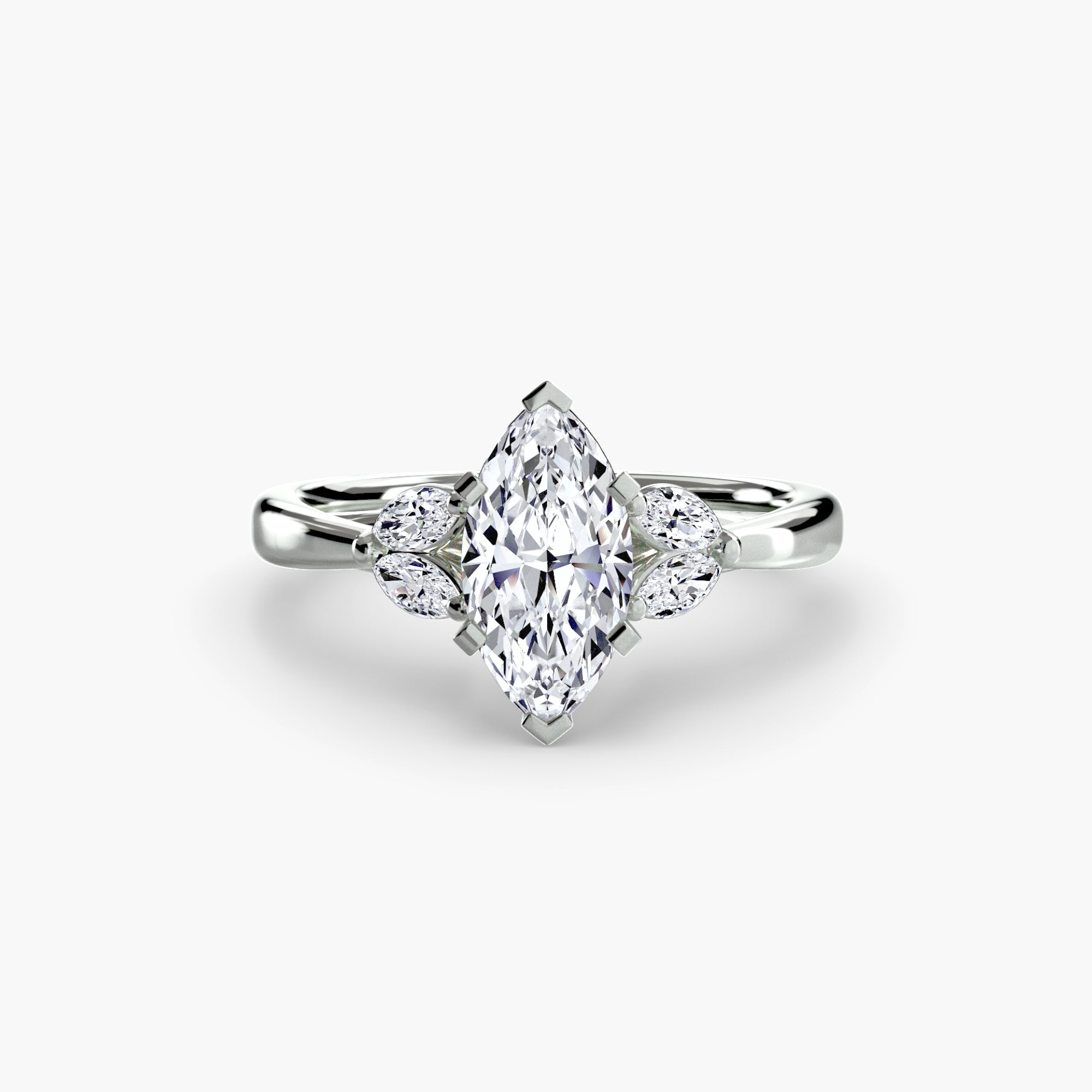 The Celestial Cluster Ring 2 - diamond engagement ring - VYKA Diamonds