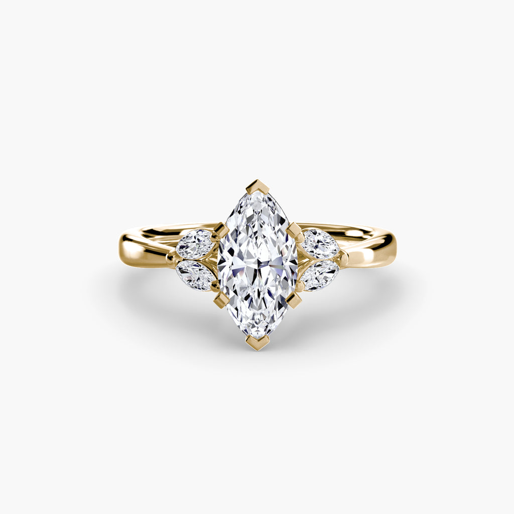 The Celestial Cluster Ring 2 - diamond engagement ring - VYKA Diamonds