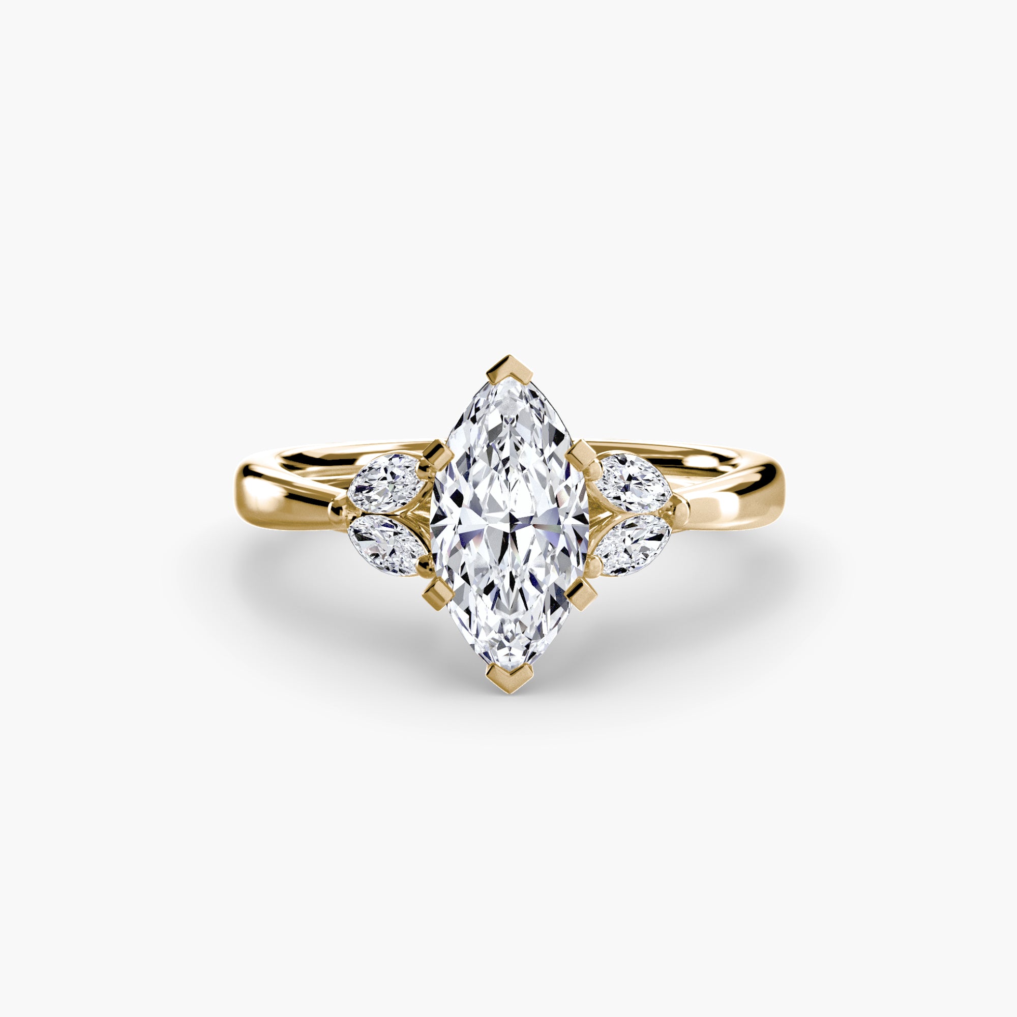 The Celestial Cluster Ring 2 - diamond engagement ring - VYKA Diamonds