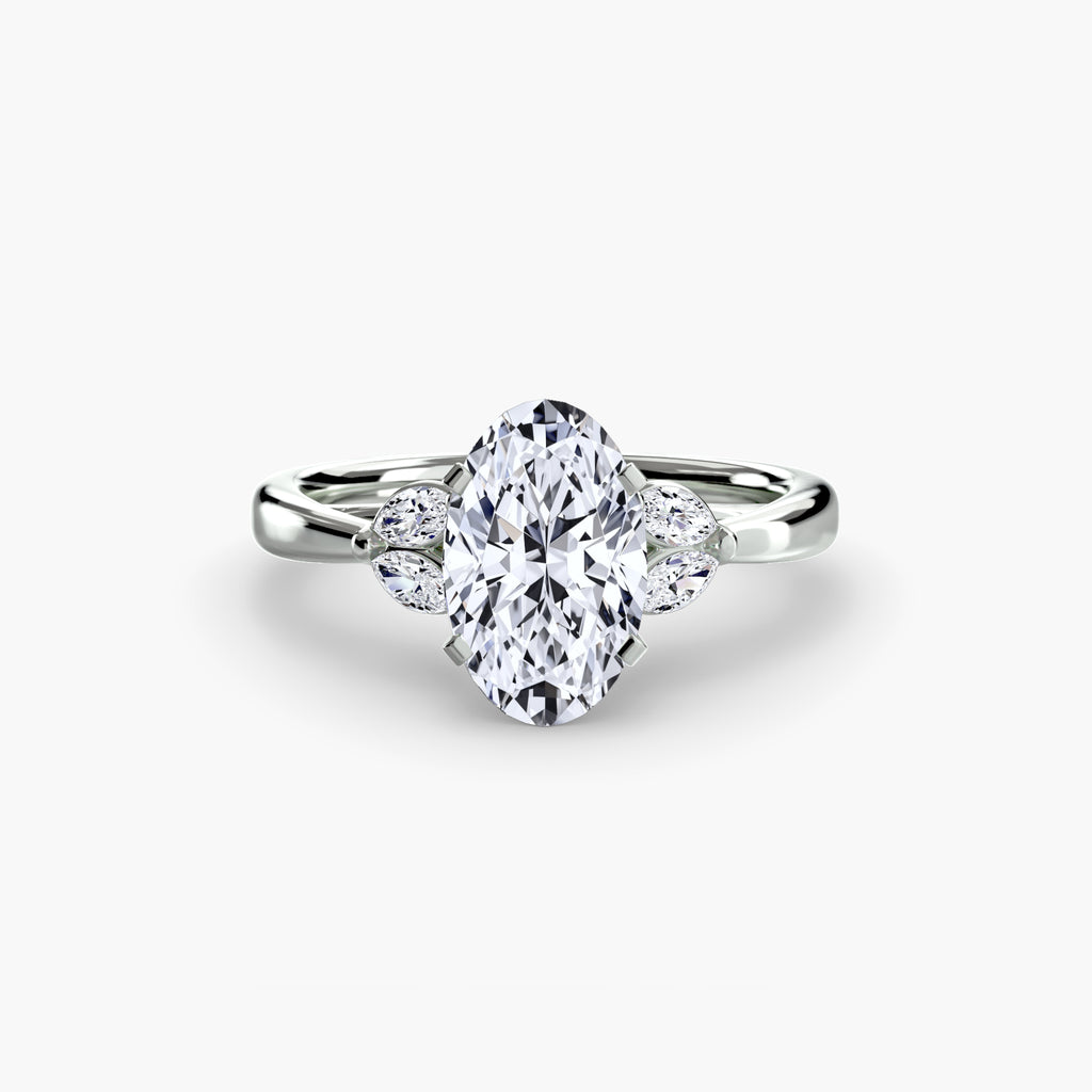 The Celestial Cluster Ring 2 - diamond engagement ring - VYKA Diamonds