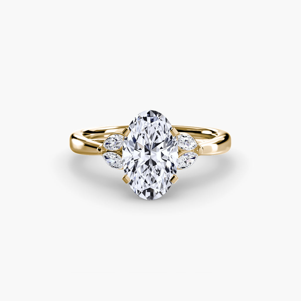 The Celestial Cluster Ring 2 - diamond engagement ring - VYKA Diamonds