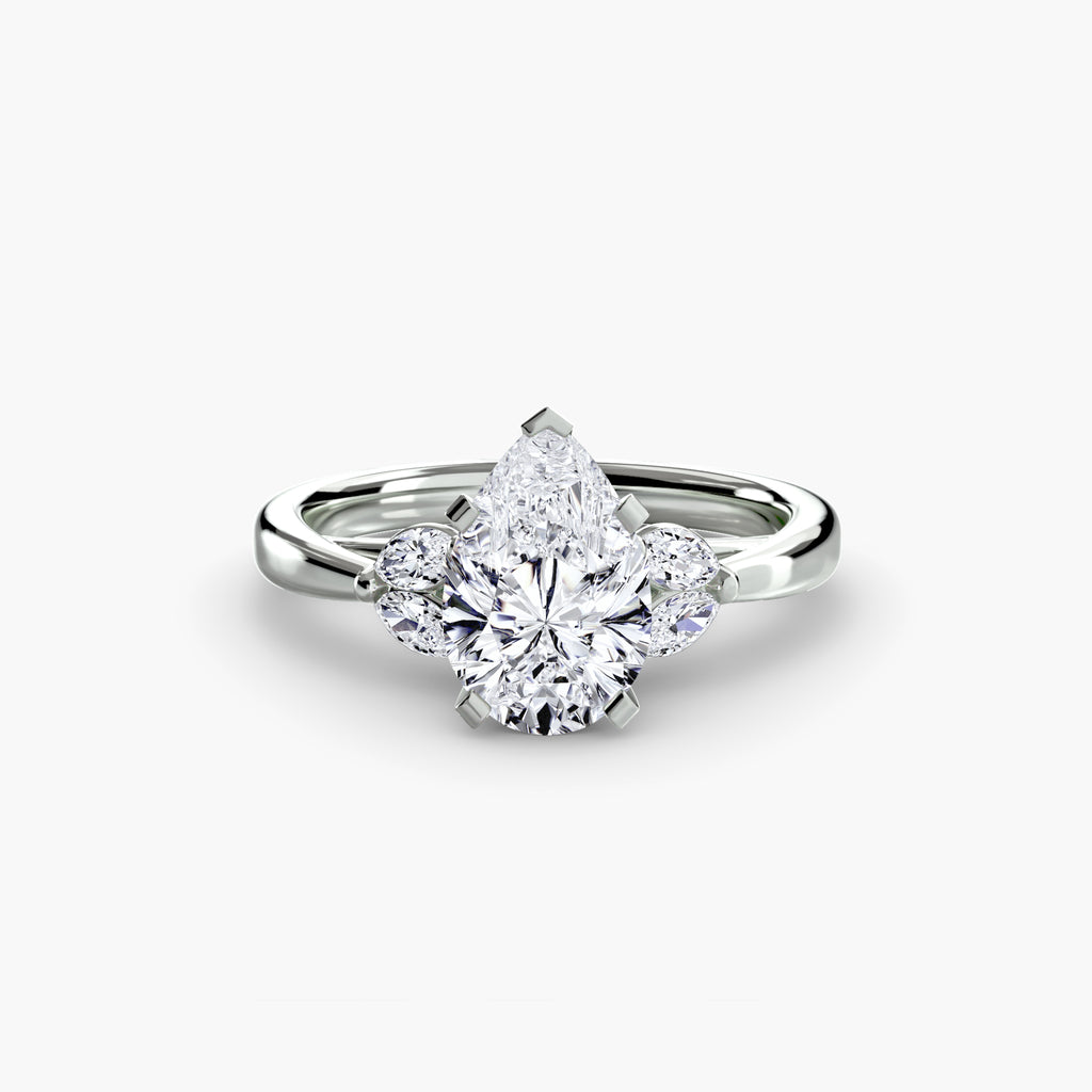 The Celestial Cluster Ring 2 - diamond engagement ring - VYKA Diamonds