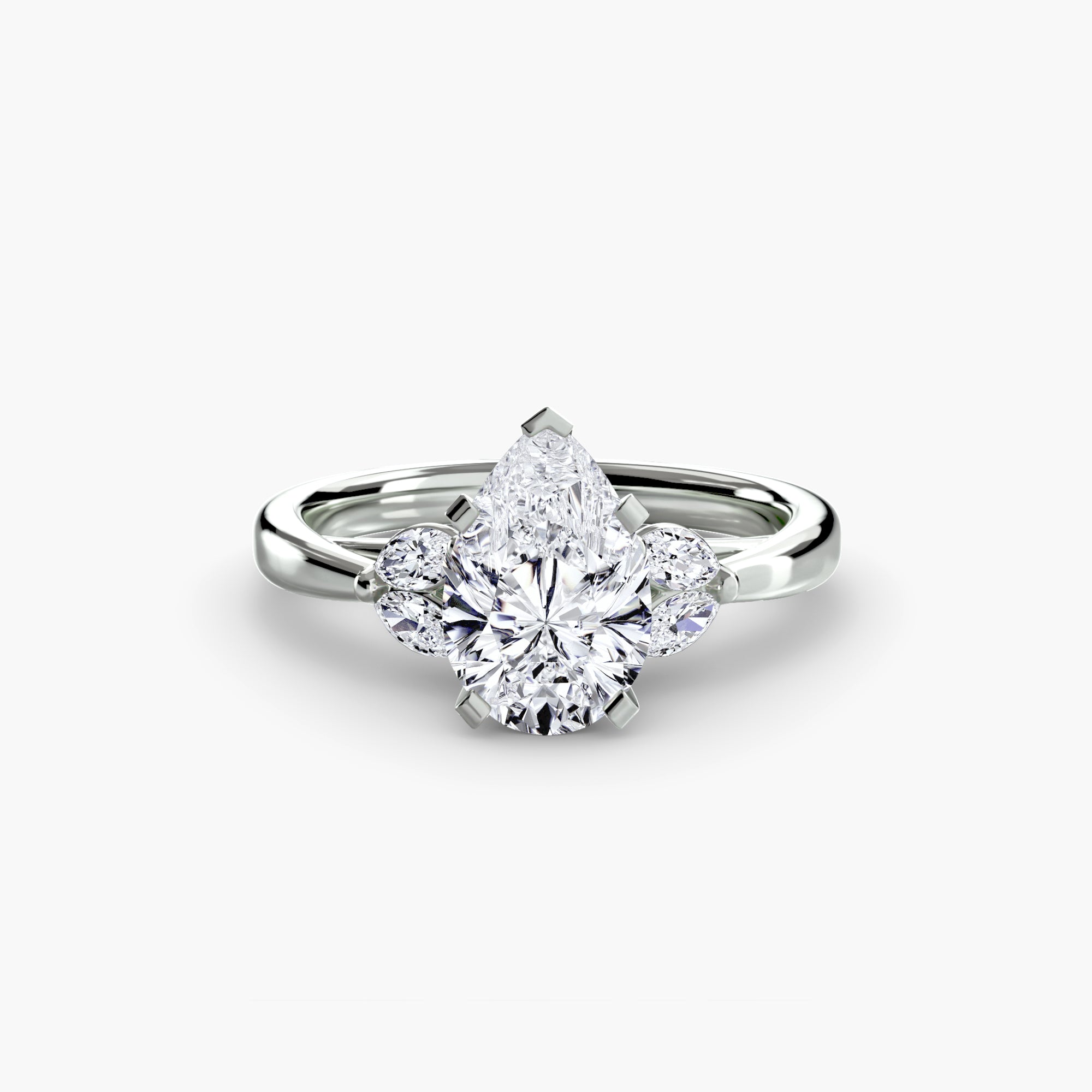 The Celestial Cluster Ring 2 - diamond engagement ring - VYKA Diamonds