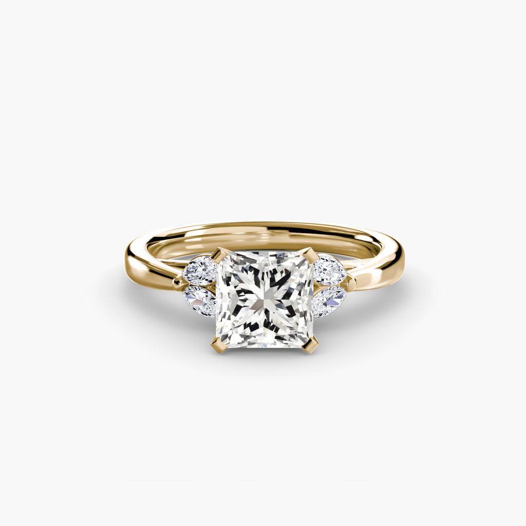 The Celestial Cluster Ring 2 - diamond engagement ring - VYKA Diamonds