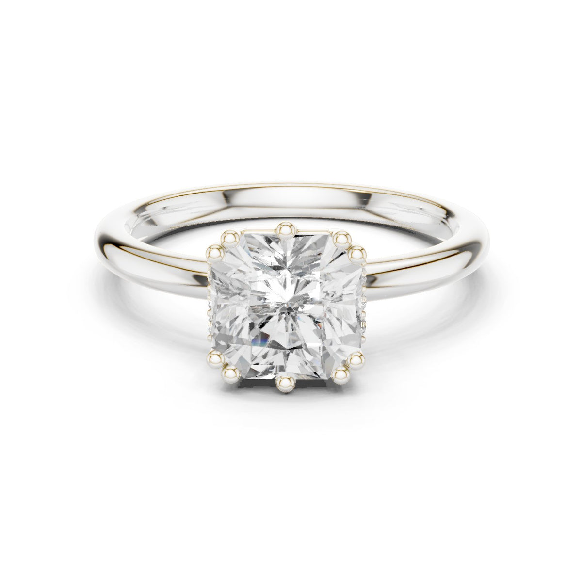 Radiant Cut Solitaire Engagement Ring